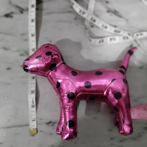Pink by Victoria Secret metallic 6in. dog - Picture 6 of 7